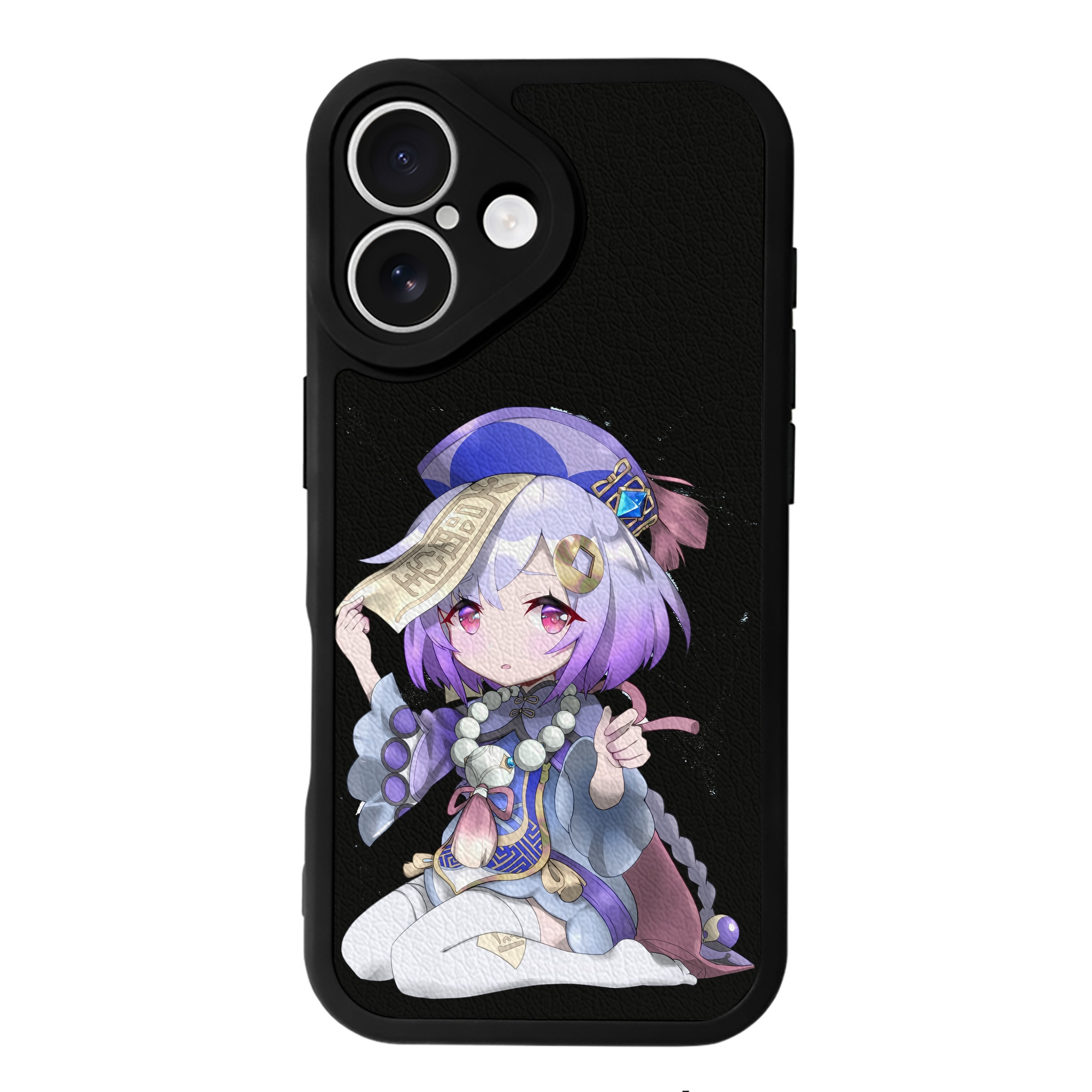 げんし神 七七 なな  genshin Nana 【iPhone 16シリーズ対応】シリコンスマホケース（レザー調） 材質：シリコン